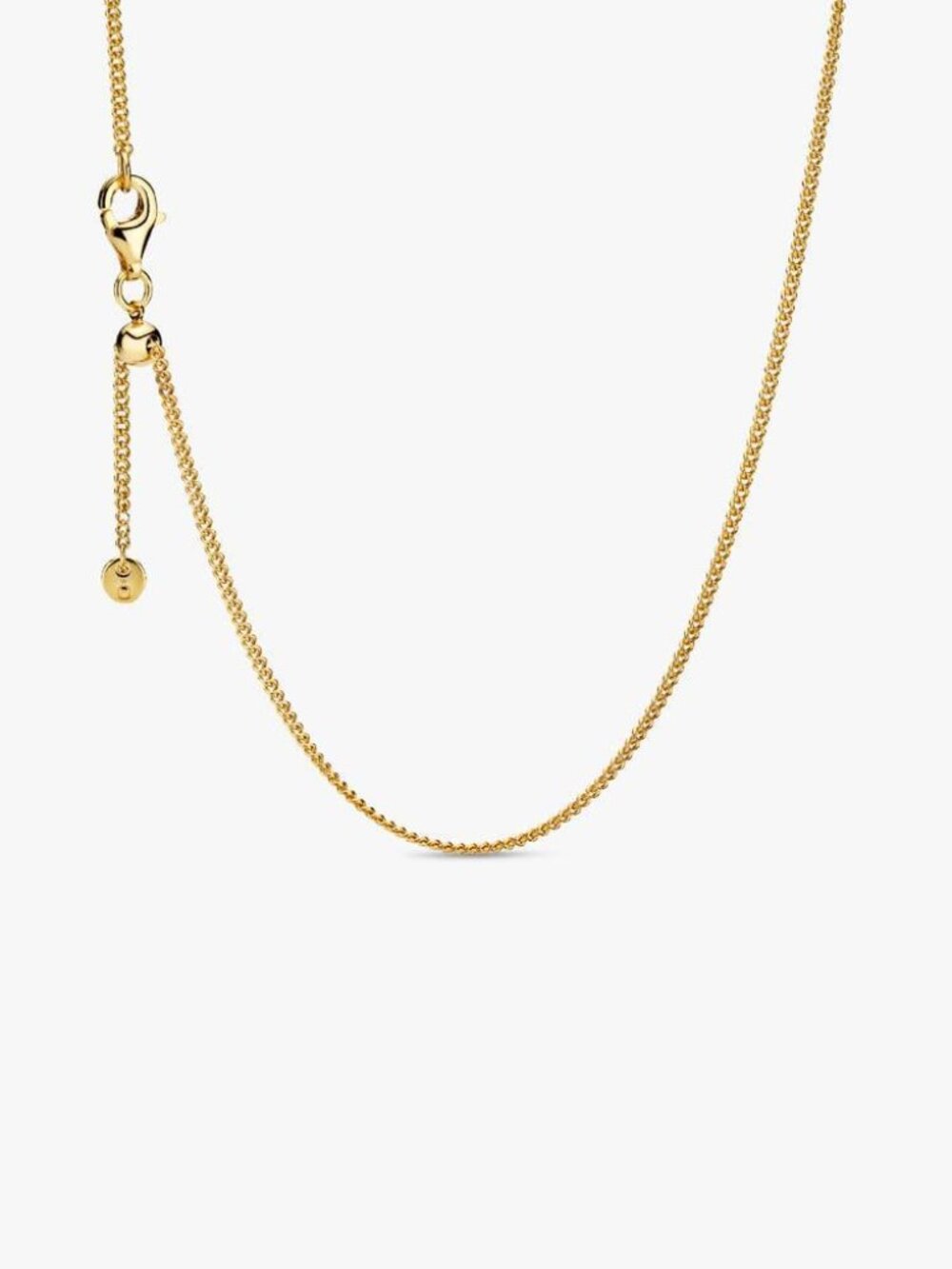 14K gold plated curb chain adjustable up to 23.6 inches 368638C00-60